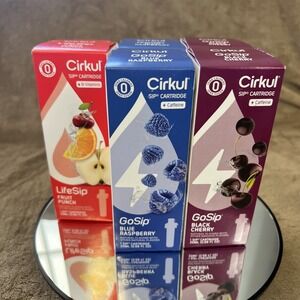 5 Cirkul GoSip Strawberry Watermelon,Blue Raspberry,Punch 20 ML BB 12/26, 1/27